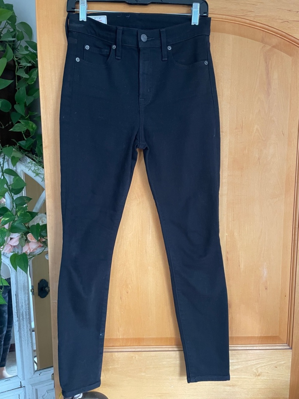 GAP Black Women's Skinny High Rise Jeans 4 - Picture 7 of 9